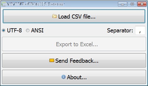 CSV to XLS Converter(CSV至XLS转换器) v1.2官方版