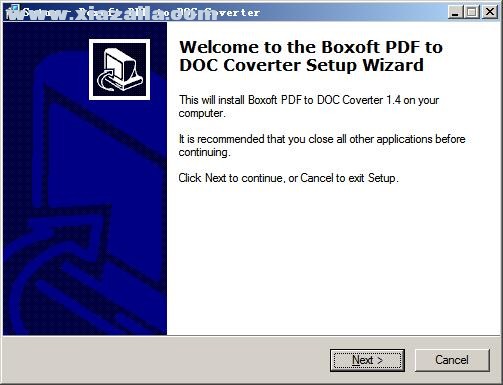 Boxoft PDF to DOC Converter(PDF转DOC软件) v1.4.0官方版
