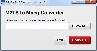 M2TS to Mpeg Converter(M2TS转Mpeg软件) v1.4绿色免费版