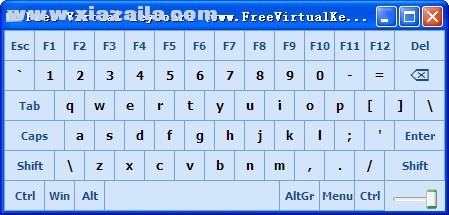 Free Virtual Keyboard(虚拟键盘) v2.7.3.0绿色版