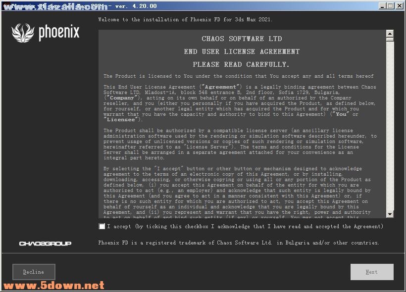 phoenix fd for 3dmax2016-2021 v4.20.00汉化版