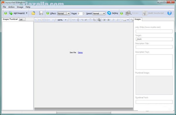 Javascript Slideshow Builder(幻灯片制作软件) v1.0官方版