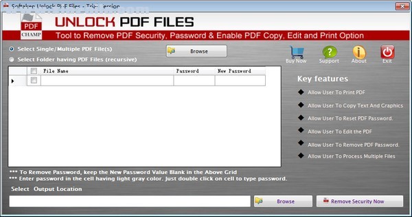 Softaken Unlock PDF Files(PDF解锁工具) v1.0官方版