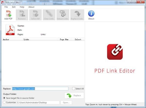 pdf超链接编辑软件(pdf link editor) v2.2.1官方版