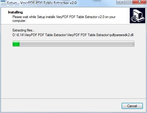 PDF表格提取器(VeryPDF PDF Table Extractor) v2.0官方版