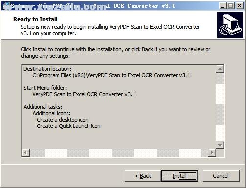 VeryPDF Scan to Excel OCR Converter(扫描件转Excel转换器) v3.1官方版
