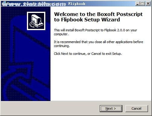 Boxoft Postscript to Flipbook(翻页书制作软件) v1.0官方版