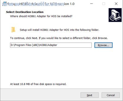 鸿蒙开发烧录工具(Hi3861 Adapter) v1.0免费版