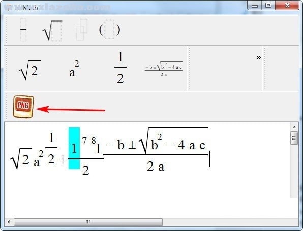 HsMath(数学公式编辑器) v1.0免费版