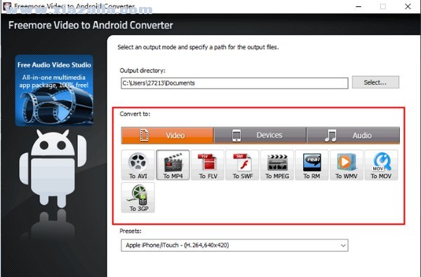 Freemore Video to Android Converter(视频格式转换工具) v6.2.8官方版