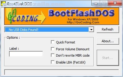 BootFlashDos(u盘DOS启动盘制作工具) 绿色版
