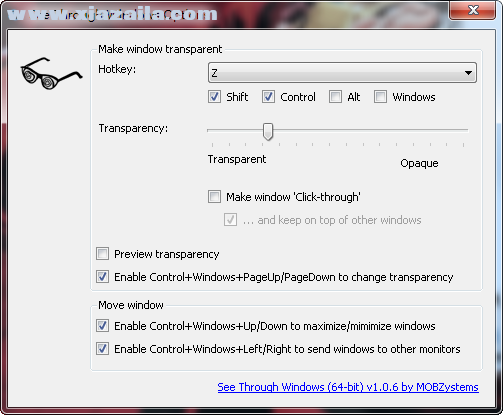 窗口透明化工具(See Through Windows) v1.0.6 免费版