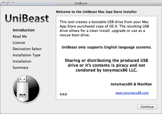 UniBeast(苹果启动U盘制作软件) v5.0.1 官方版 附使用教程