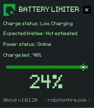 Battery Limiter(笔记本充电保护软件) v1.0.1.26 免费版