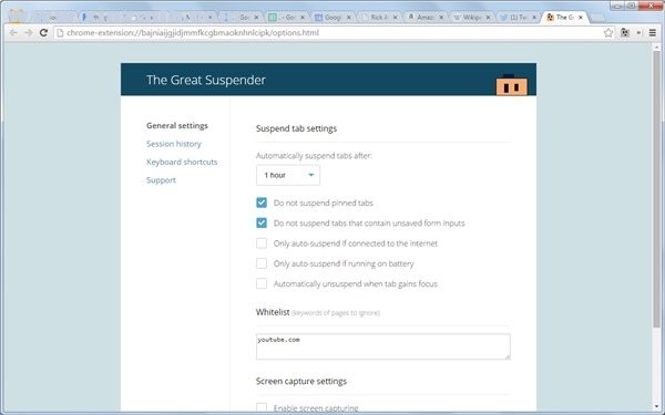 The Great Suspender(Chrome内存优化插件) v4.74官方版