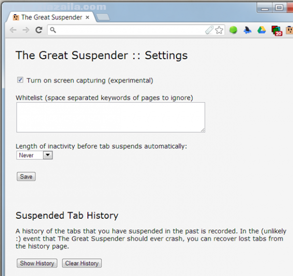 The Great Suspender(Chrome内存优化插件) v4.74官方版