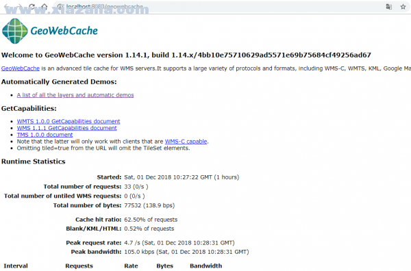 GeoWebCache(地图缓存数据) v1.18.3官方版