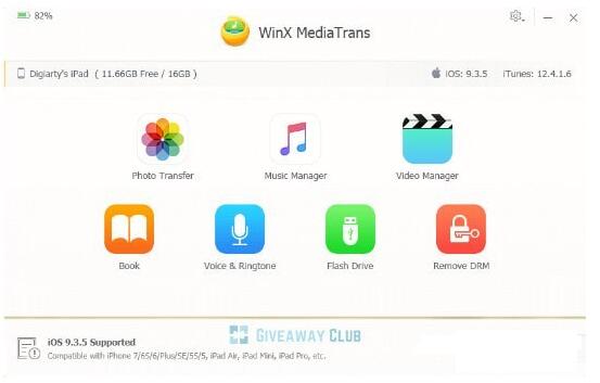 WinX MediaTrans(ios设备管理软件)