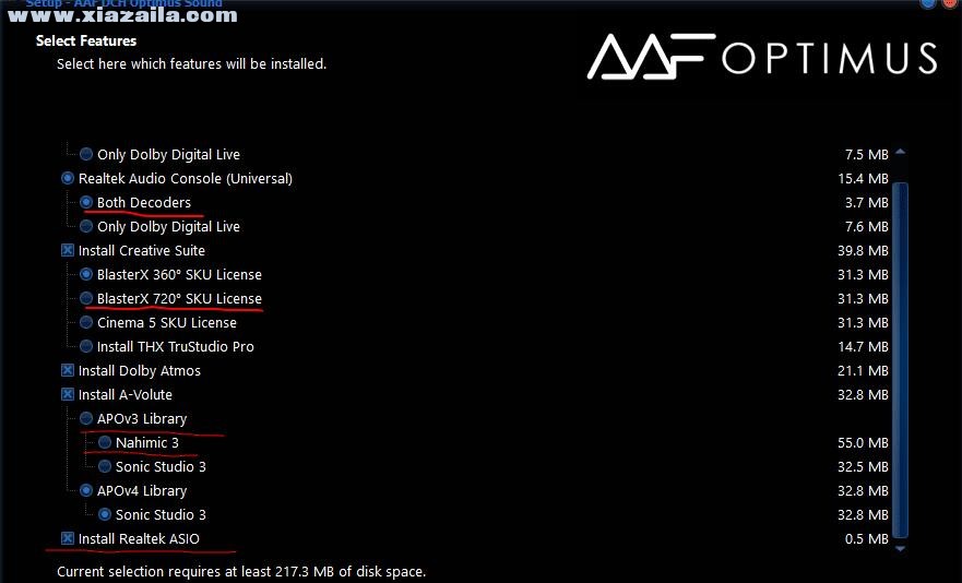 AAF DCH Optimus Sound(Realtek音效软件) v6.0.9147.1官方版