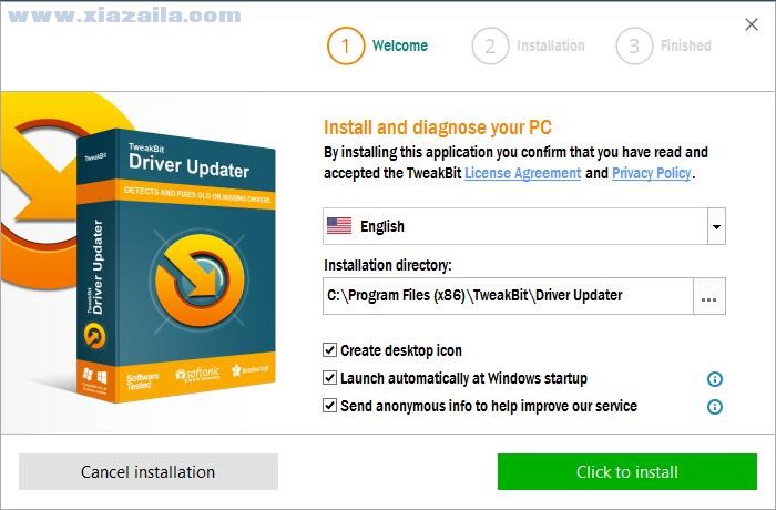 TweakBit Driver Updater(驱动更新程序) v2.2.0.51477免费版