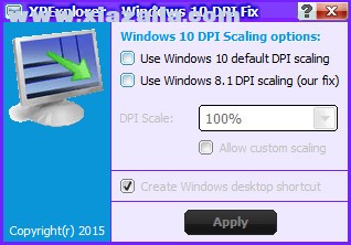 Windows10 DPI FIX(Windows10 DPI修复工具) 官方版