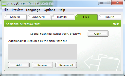 InstantStorm(Flash屏保制作工具) v2.0.1官方版