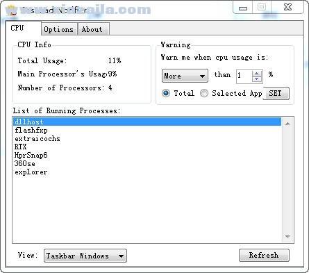 ResLoad Notifier(CPU利用率提醒工具)(1)