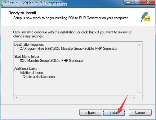 SQLite PHP Generator(PHP脚本制作软件) v14.10 官方版