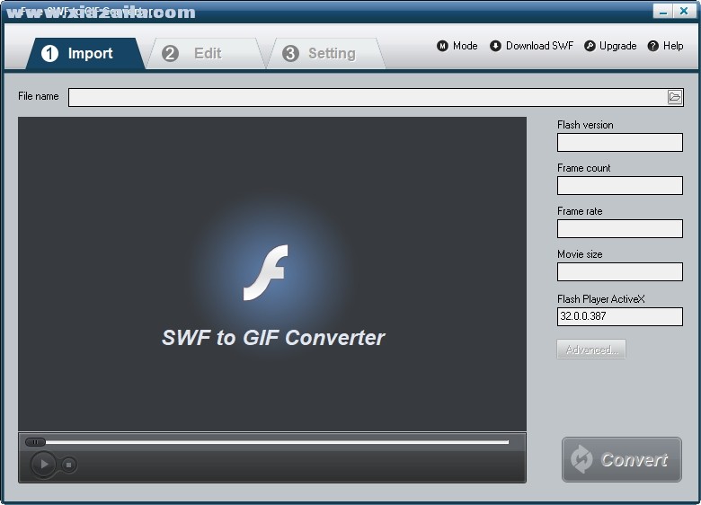 swf转gif工具(free SWF to GIF Converter) v2.8官方版