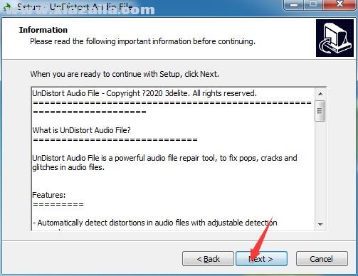 UnDistort Audio File(音频修复软件) v1.0.5.4 官方版