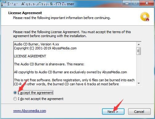 Abyssmedia Audio CD Burner(音乐CD刻录软件) v4.8.0.1官方版