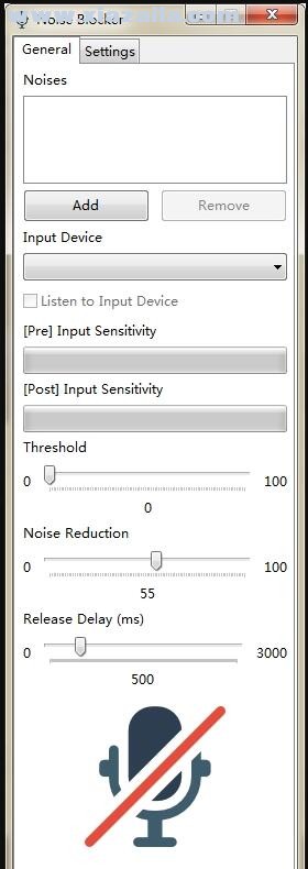 Noise Blocker(麦克风降噪软件) v1.2.3 免费版