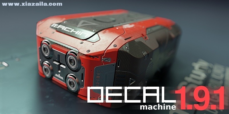 DECALmachine(Blender模型表面建模贴图插件) v1.9.1 官方版