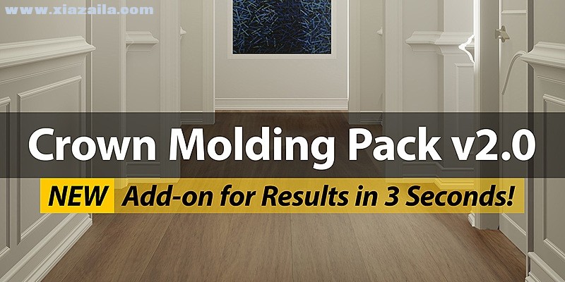 Crown Molding(blender石膏装饰线生成插件) v2.0 免费版