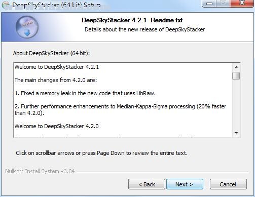 DeepSkyStacker(便携图像处理软件) v4.2.1免费版