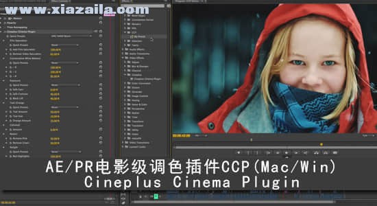 AE/PR电影级调色插件(Cineplus CinemaPlugin) 免费版