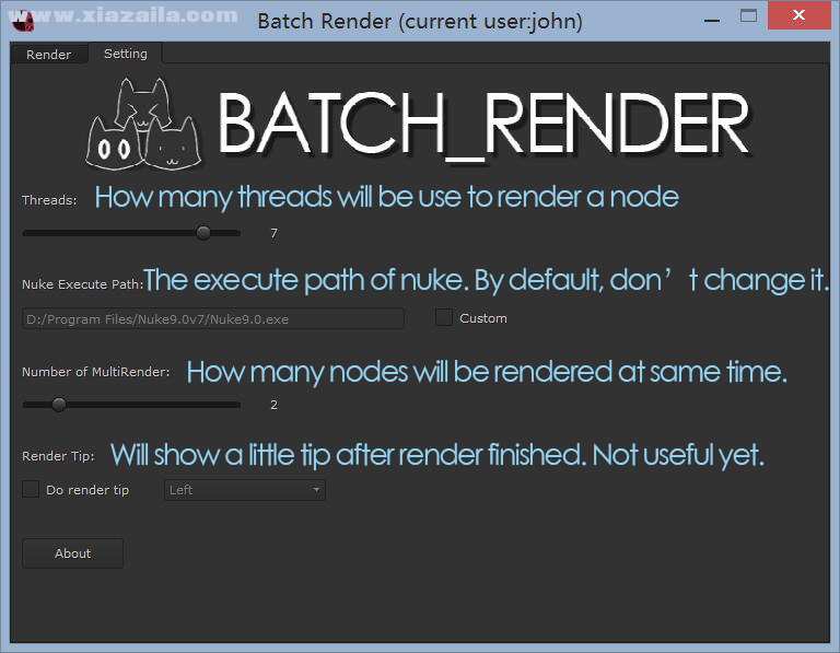 Batch Render(NUKE批量渲染插件) v1.2 免费版
