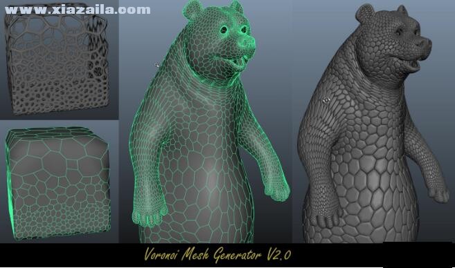 Voronoi Mesh Generator(maya多边形网格插件) v2.0官方版