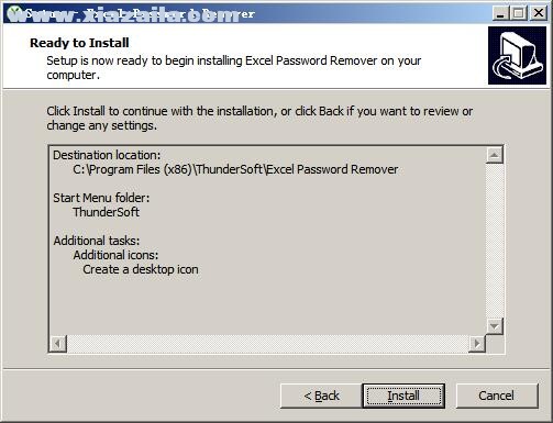ThunderSoft Excel Password Remover(Excel密码去除工具) v3.5.8官方版