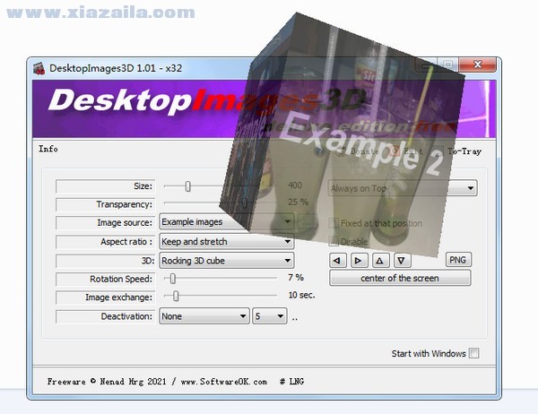 DesktopImages3D(桌面3D图片显示) v2.11官方版