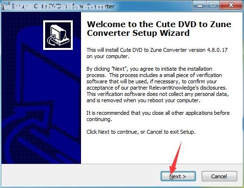 Cute DVD to Zune Converter(DVD转换器) v4.8017官方版