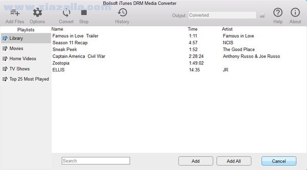 Boilsoft iTunes DRM Media Converter(DRM媒体转换器)v1.5.4官方版(10)