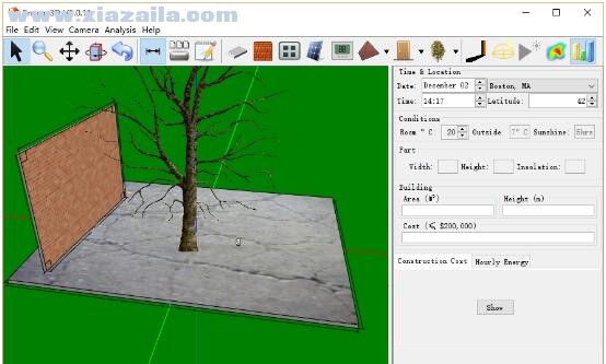 Energy3D(3D绿色建筑设计软件) v2.3 免费版