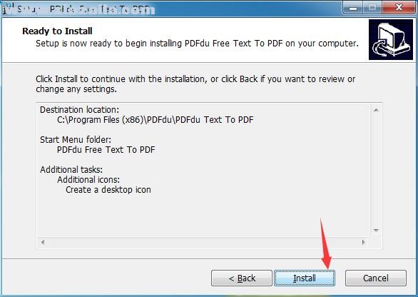 PDFdu Free Text to PDF(文本转PDF软件) v1.3官方版