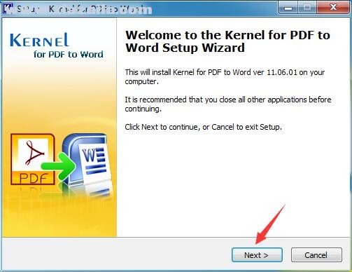 kernel pdf to word(PDF转Word软件) v11.07 免费版