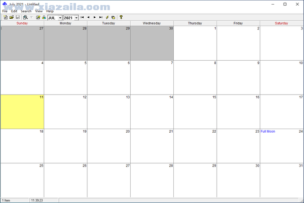 Calendar Program Pro(日程管理工具) v2.01绿色版
