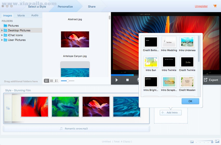 Fotophire Slideshow Maker(电子相册制作软件) 免费版