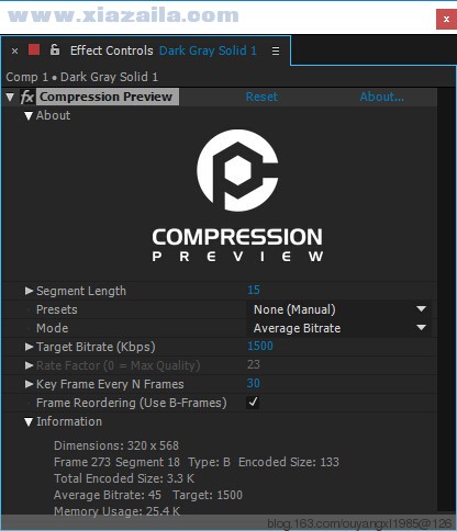 Compression Preview(AE工程质量预览插件) v1.0 官方免费版