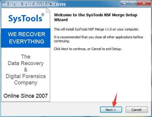 SysTools NSF Merge(NSF文件合并软件) v1.0官方版
