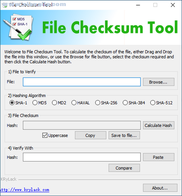 File Checksum Tool(文件校验工具) v1.41.30绿色版